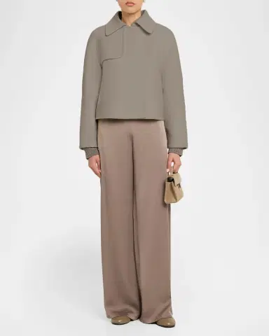 Fabiana Filippi Raglan-Sleeve Wool-Cashmere Jacket | Thumbnail 2 Fabiana Filippi Raglan-Sleeve Wool-Cashmere Jacket | Thumbnail 2