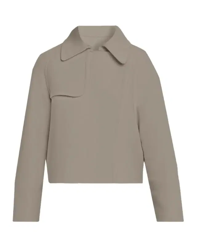 Raglan-Sleeve Wool-Cashmere Jacket Raglan-Sleeve Wool-Cashmere Jacket