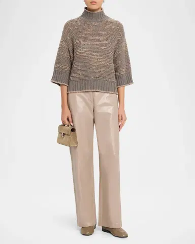 Fabiana Filippi Turtleneck Sequin Knit Sweater | Thumbnail 2 Fabiana Filippi Turtleneck Sequin Knit Sweater | Thumbnail 2