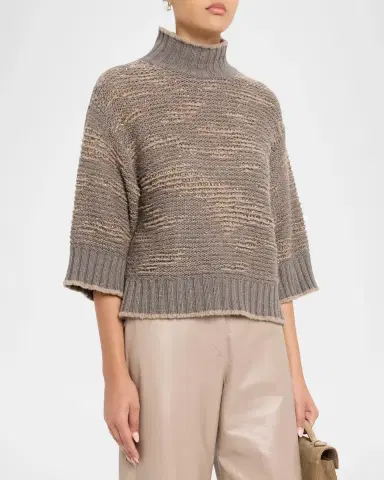 Fabiana Filippi Turtleneck Sequin Knit Sweater | Thumbnail 4 Fabiana Filippi Turtleneck Sequin Knit Sweater | Thumbnail 4