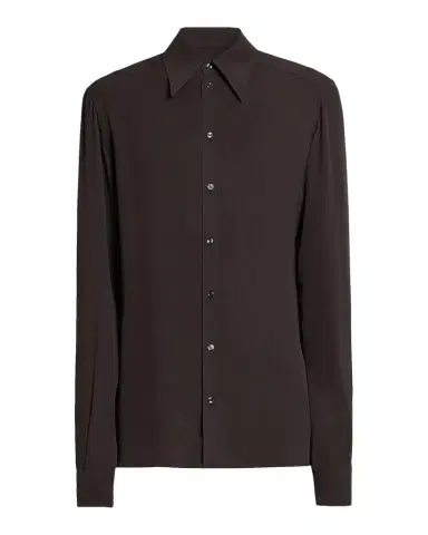 Dolce & Gabbana Point Collar Silk Shirt | Thumbnail 1 Dolce & Gabbana Point Collar Silk Shirt | Thumbnail 1