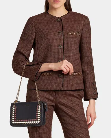 Etro Studded Suede Crossbody Clutch | Thumbnail 2 Etro Studded Suede Crossbody Clutch | Thumbnail 2
