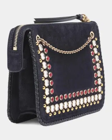 Etro Studded Suede Crossbody Clutch | Thumbnail 3 Etro Studded Suede Crossbody Clutch | Thumbnail 3