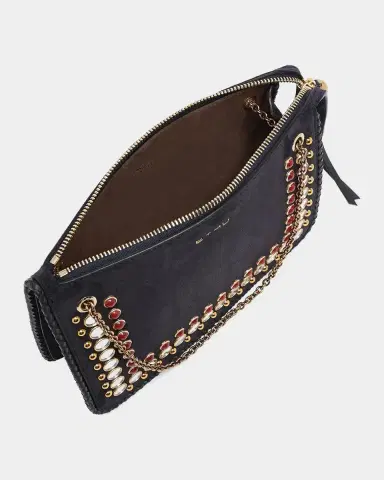Etro Studded Suede Crossbody Clutch | Thumbnail 4 Etro Studded Suede Crossbody Clutch | Thumbnail 4