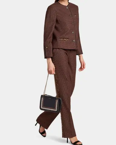 Etro Studded Suede Crossbody Clutch | Thumbnail 5 Etro Studded Suede Crossbody Clutch | Thumbnail 5