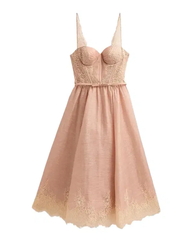 Valiant Lace-Trim Corset Dress Valiant Lace-Trim Corset Dress