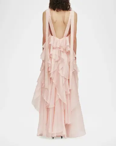 Aje Athena Tiered Ruffle Gown | Thumbnail 3 Aje Athena Tiered Ruffle Gown | Thumbnail 3
