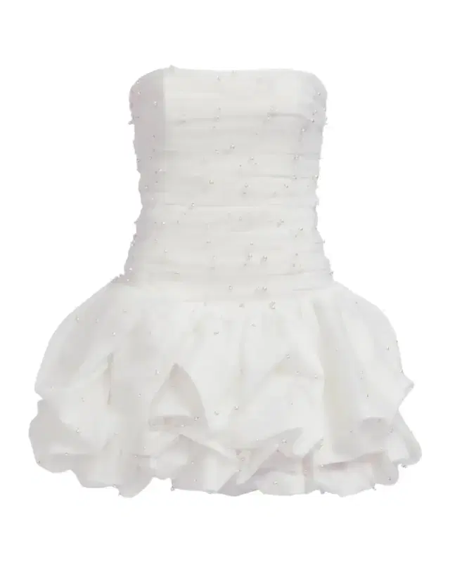 Juniper Strapless Tulle Overlay Bubble Mini Dress Juniper Strapless Tulle Overlay Bubble Mini Dress