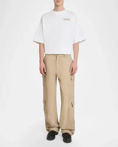 Casablanca Men's Canvas Relaxed-Fit Cargo Pants | Thumbnail 2 Casablanca Men's Canvas Relaxed-Fit Cargo Pants | Thumbnail 2