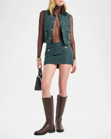 SEROYA Aida Diamond-Quilted Vest | Thumbnail 2 SEROYA Aida Diamond-Quilted Vest | Thumbnail 2