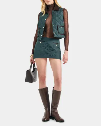 SEROYA Aida Diamond-Quilted Vest | Thumbnail 4 SEROYA Aida Diamond-Quilted Vest | Thumbnail 4