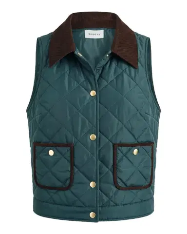 SEROYA Aida Diamond-Quilted Vest | Thumbnail 1 SEROYA Aida Diamond-Quilted Vest | Thumbnail 1