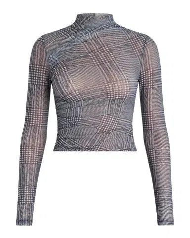 SEROYA Christina Plaid Mesh Top | Thumbnail 1 SEROYA Christina Plaid Mesh Top | Thumbnail 1