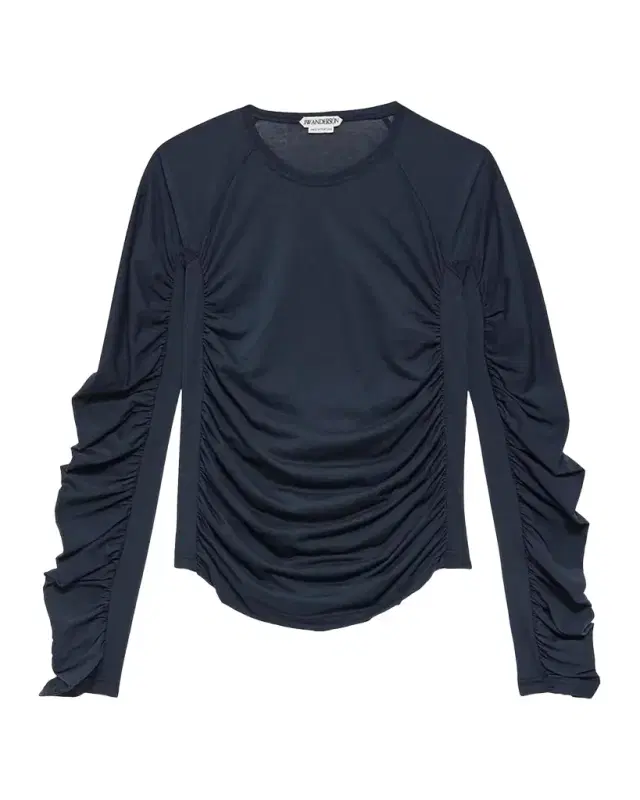 Ruched Cotton-Blend Jersey Top Ruched Cotton-Blend Jersey Top