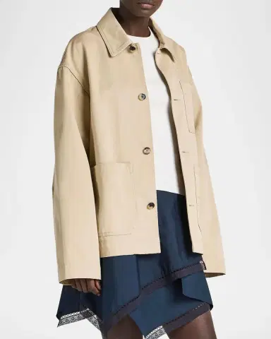JW Anderson Patch-Pocket Cotton Jacket | Thumbnail 2 JW Anderson Patch-Pocket Cotton Jacket | Thumbnail 2