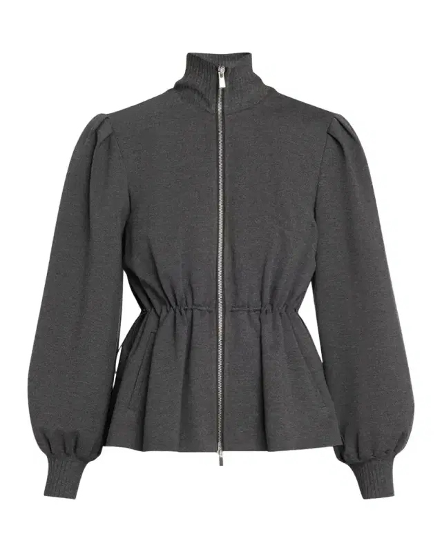 Ida Zip-Front Peplum Jacket Ida Zip-Front Peplum Jacket
