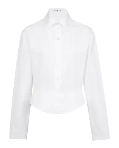 Alaïa Basque Poplin Cotton Shirt | Thumbnail 2 Alaïa Basque Poplin Cotton Shirt | Thumbnail 2
