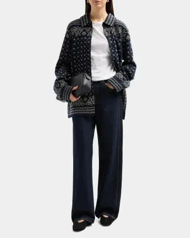 Guest In Residence Wild Rag Paisley Cashmere Knit Shirt | Thumbnail 2 Guest In Residence Wild Rag Paisley Cashmere Knit Shirt | Thumbnail 2
