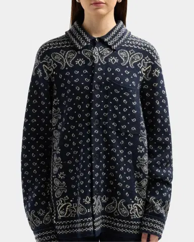 Guest In Residence Wild Rag Paisley Cashmere Knit Shirt | Thumbnail 5 Guest In Residence Wild Rag Paisley Cashmere Knit Shirt | Thumbnail 5