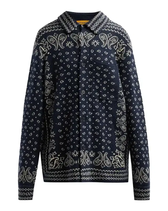 Wild Rag Paisley Cashmere Knit Shirt Wild Rag Paisley Cashmere Knit Shirt