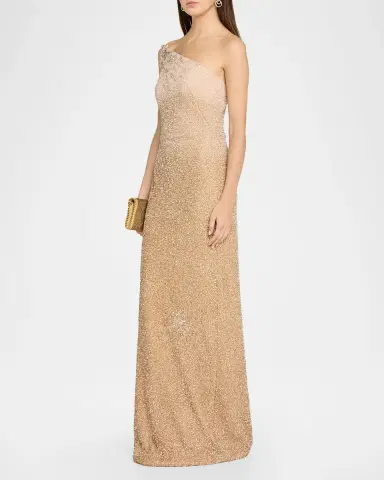 PAMELLA ROLAND Ombre Signature Sequined Strapless Column Gown | Thumbnail 4 PAMELLA ROLAND Ombre Signature Sequined Strapless Column Gown | Thumbnail 4