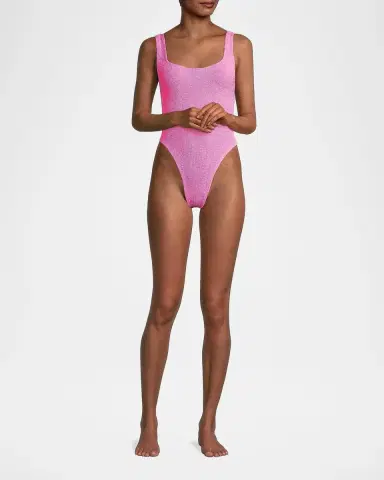 Hunza G Square-Neck One-Piece Swimsuit | Thumbnail 2 Hunza G Square-Neck One-Piece Swimsuit | Thumbnail 2