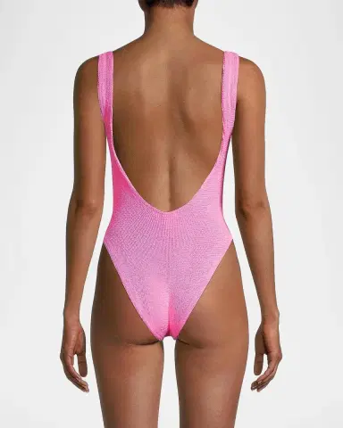 Hunza G Square-Neck One-Piece Swimsuit | Thumbnail 3 Hunza G Square-Neck One-Piece Swimsuit | Thumbnail 3