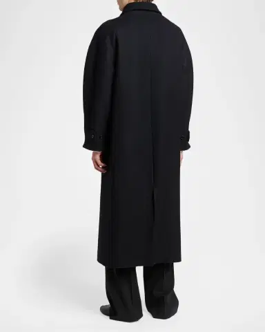 Jil Sander Sport Virgin Wool Long Coat | Thumbnail 3 Jil Sander Sport Virgin Wool Long Coat | Thumbnail 3