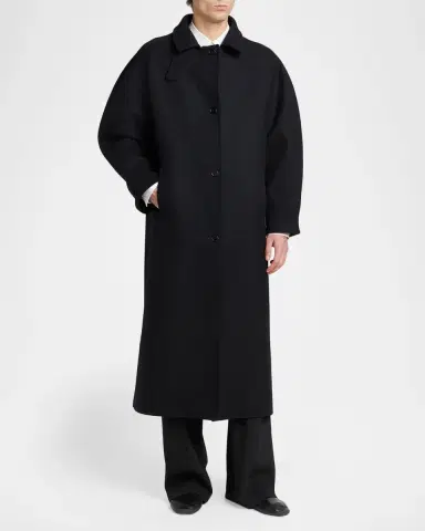 Jil Sander Sport Virgin Wool Long Coat | Thumbnail 4 Jil Sander Sport Virgin Wool Long Coat | Thumbnail 4