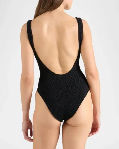 Hunza G Square-Neck One-Piece Swimsuit | Thumbnail 2 Hunza G Square-Neck One-Piece Swimsuit | Thumbnail 2