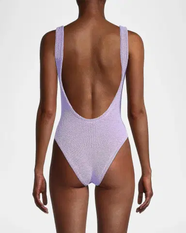 Hunza G Square-Neck One-Piece Swimsuit | Thumbnail 3 Hunza G Square-Neck One-Piece Swimsuit | Thumbnail 3