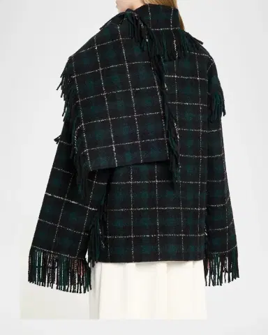 TOTEME Fringed Scarf Jacket | Thumbnail 3 TOTEME Fringed Scarf Jacket | Thumbnail 3
