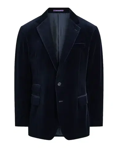 Ralph Lauren Men's Kent Hand-Tailored Velvet Jacket | Thumbnail 2 Ralph Lauren Men's Kent Hand-Tailored Velvet Jacket | Thumbnail 2
