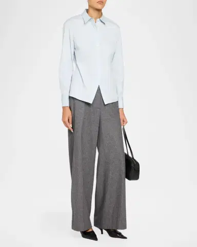 Theory Cutaway Button-Front Shirt | Thumbnail 2 Theory Cutaway Button-Front Shirt | Thumbnail 2
