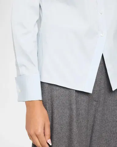 Theory Cutaway Button-Front Shirt | Thumbnail 5 Theory Cutaway Button-Front Shirt | Thumbnail 5