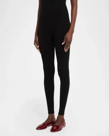 TOTEME Compact Leggings | Thumbnail 4 TOTEME Compact Leggings | Thumbnail 4
