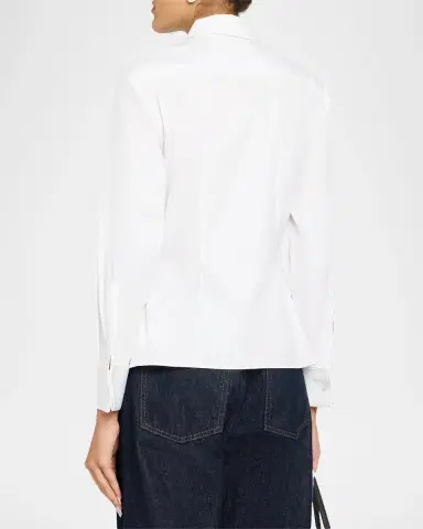Theory Cutaway Button-Front Shirt | Thumbnail 3 Theory Cutaway Button-Front Shirt | Thumbnail 3