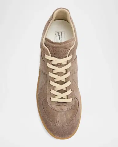 Maison Margiela Replica Suede Low-Top Sneakers | Thumbnail 5 Maison Margiela Replica Suede Low-Top Sneakers | Thumbnail 5