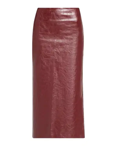 Alice + Olivia Maeve Solid Side-Slit Midi Skirt | Thumbnail 1 Alice + Olivia Maeve Solid Side-Slit Midi Skirt | Thumbnail 1