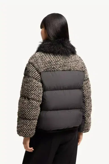 Moncler Dynamique Bouclé Short Down Jacket | Thumbnail 6 Moncler Dynamique Bouclé Short Down Jacket | Thumbnail 6