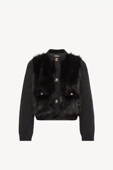 Moncler Alpaca & Wool Blend Padded Cardigan | Thumbnail 2 Moncler Alpaca & Wool Blend Padded Cardigan | Thumbnail 2