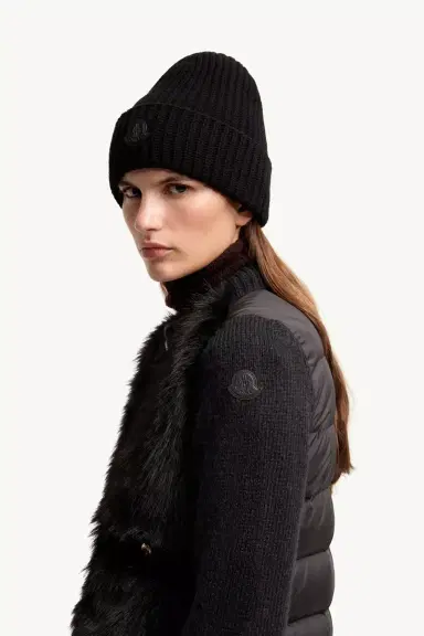Moncler Alpaca & Wool Blend Padded Cardigan | Thumbnail 4 Moncler Alpaca & Wool Blend Padded Cardigan | Thumbnail 4