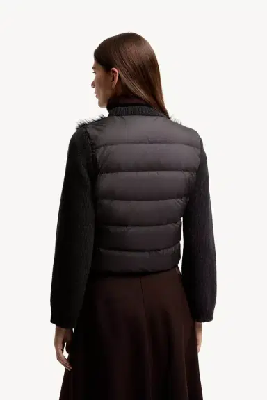 Moncler Alpaca & Wool Blend Padded Cardigan | Thumbnail 6 Moncler Alpaca & Wool Blend Padded Cardigan | Thumbnail 6