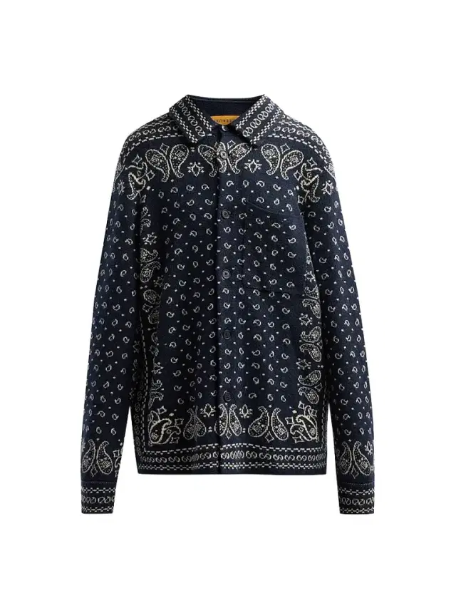 Women's Wild Rag Paisley Cashmere Knit Work Shirt Women's Wild Rag Paisley Cashmere Knit Work Shirt
