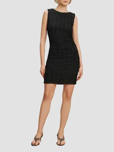 Veronica Beard Women's Charissa Textured Sheath Mini Dress | Thumbnail 2 Veronica Beard Women's Charissa Textured Sheath Mini Dress | Thumbnail 2