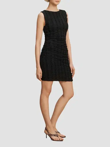 Veronica Beard Women's Charissa Textured Sheath Mini Dress | Thumbnail 4 Veronica Beard Women's Charissa Textured Sheath Mini Dress | Thumbnail 4