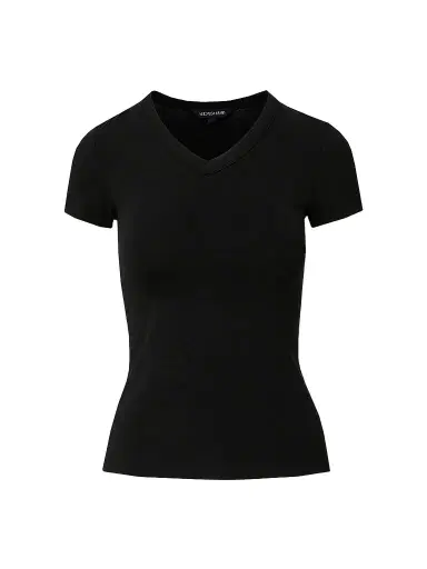 Veronica Beard Women's Devin V-Neck T-Shirt | Thumbnail 1 Veronica Beard Women's Devin V-Neck T-Shirt | Thumbnail 1