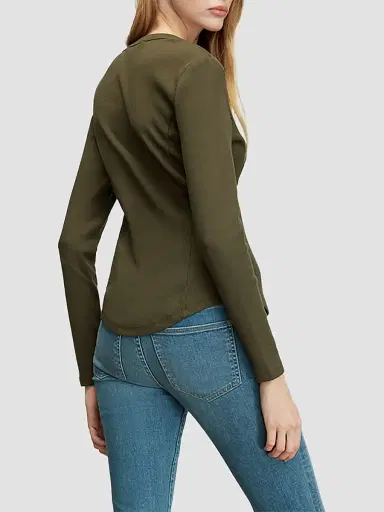Veronica Beard Women's Cordis Button-Front Top | Thumbnail 3 Veronica Beard Women's Cordis Button-Front Top | Thumbnail 3