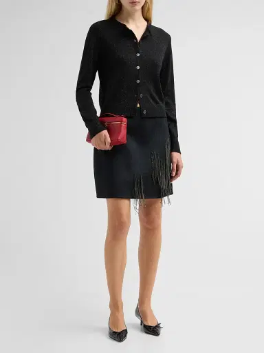 Kobi Halperin Women's Scarlett Wool Silk Mini Skirt | Thumbnail 2 Kobi Halperin Women's Scarlett Wool Silk Mini Skirt | Thumbnail 2