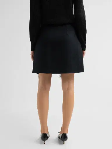 Kobi Halperin Women's Scarlett Wool Silk Mini Skirt | Thumbnail 3 Kobi Halperin Women's Scarlett Wool Silk Mini Skirt | Thumbnail 3